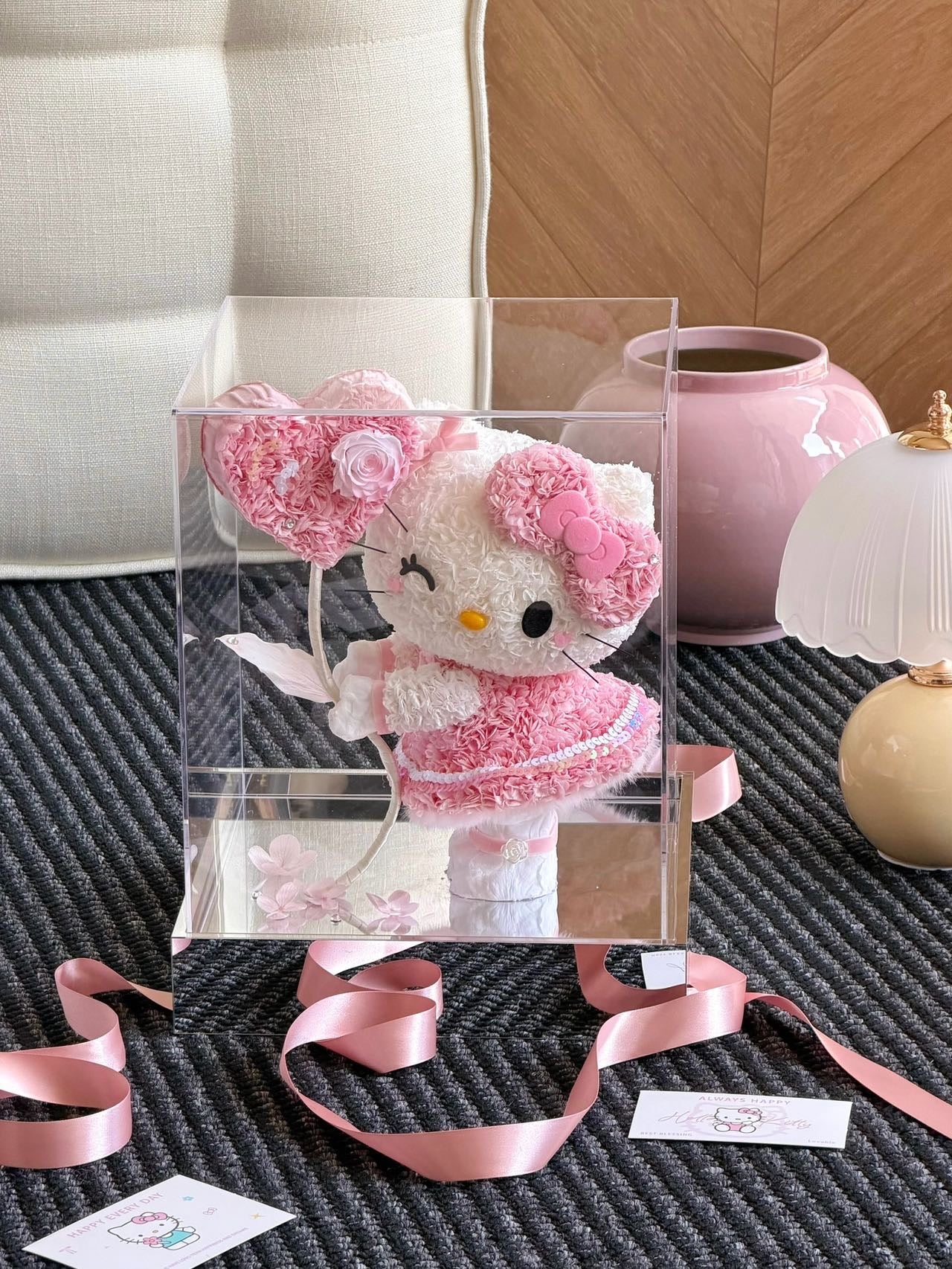 Blushing Heart Whisper Kitty