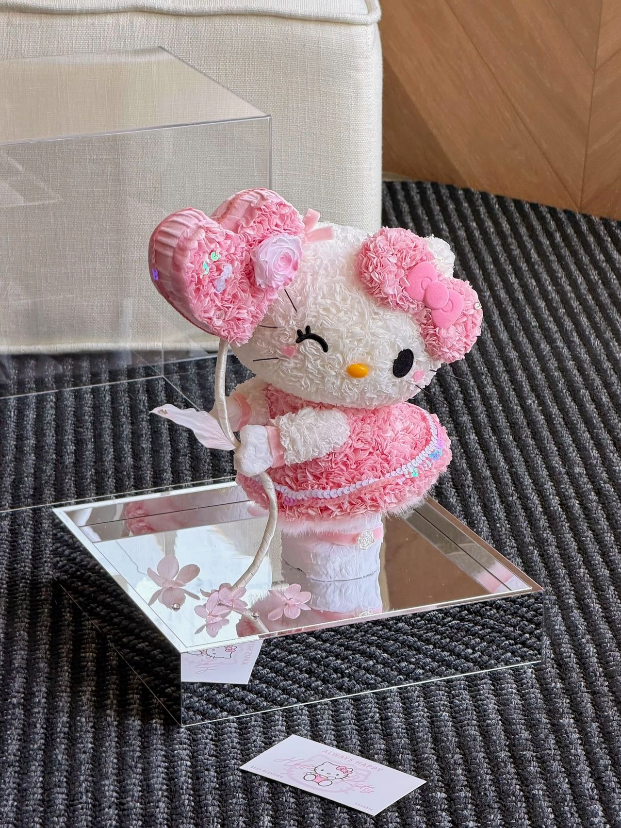 Blushing Heart Whisper Kitty